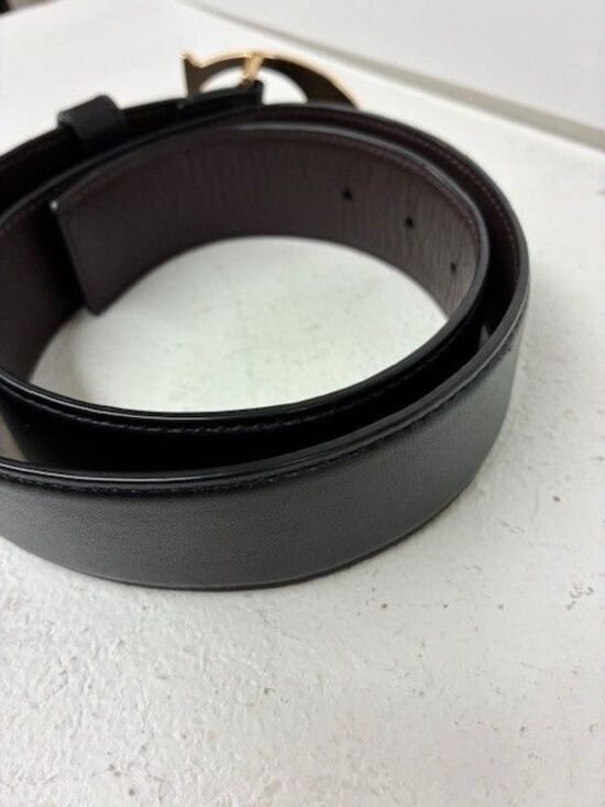 Coach Black Fashion Belt Gold Buckle Adjustable Classic Women\'s Medium main image 6